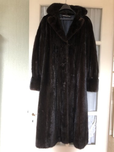Manteau fourrure vison dark